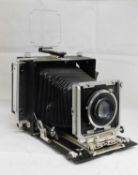 A mid 20th century MPP 5x4 Micro Technical folding Camera