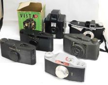 Six camera's: to include a Purma Special; another Purma Special; a Purma Plus; an Agilux AgiFlash; a
