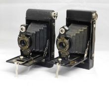 Two Eastman Kodak No.2 Folding Automatic Brownie's, (2)