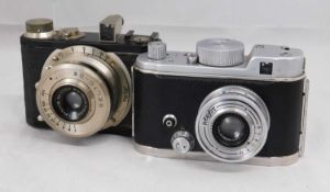 A Robot II camera, serial no. B32018; and a Toakoki Gelto-D III camera, serial no. 12397, (2)