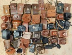 A quantity of assorted camera cases