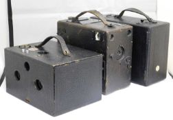 Three early 20th century camera's