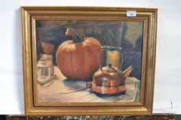 Pauline Plummer, still life study 