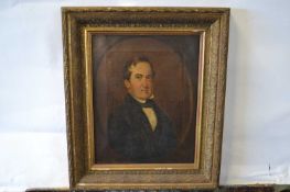 British School, circa 19th Century portrait of Frederic Charles Spenser, oil on canvas, unsigned,