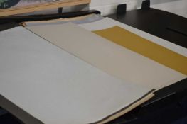 Folder of assorted pastel card, assorted sizes