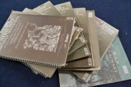 A group of eight assorted sketch books