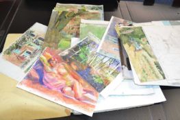 Pauline Plummer - Assorted works on card and paper, unframed