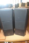 A pair of Tannoy 611 speakers