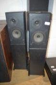 A pair of Rega EL8 speakers