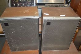 A pair of Acoustic Research 18 speakers