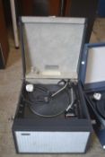 A Garrard portable record player
