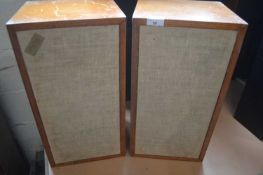 A pair of Acoustic Research AR4 speakers
