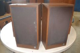 A pair of Acoustic Research 28 speakers