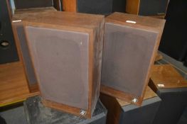 A pair of Acoustic Research Model 18 speakers