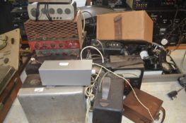 A large mixed lot of various vintage testing meters, gauges etc