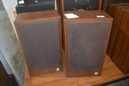 A pair of Acoustic Research Model 18 speakers
