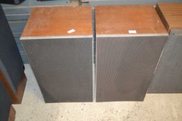 A pair of Leak speakers