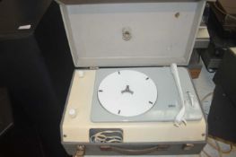 A Braun portable record player