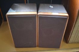 A pair of vintage Goodmans speakers