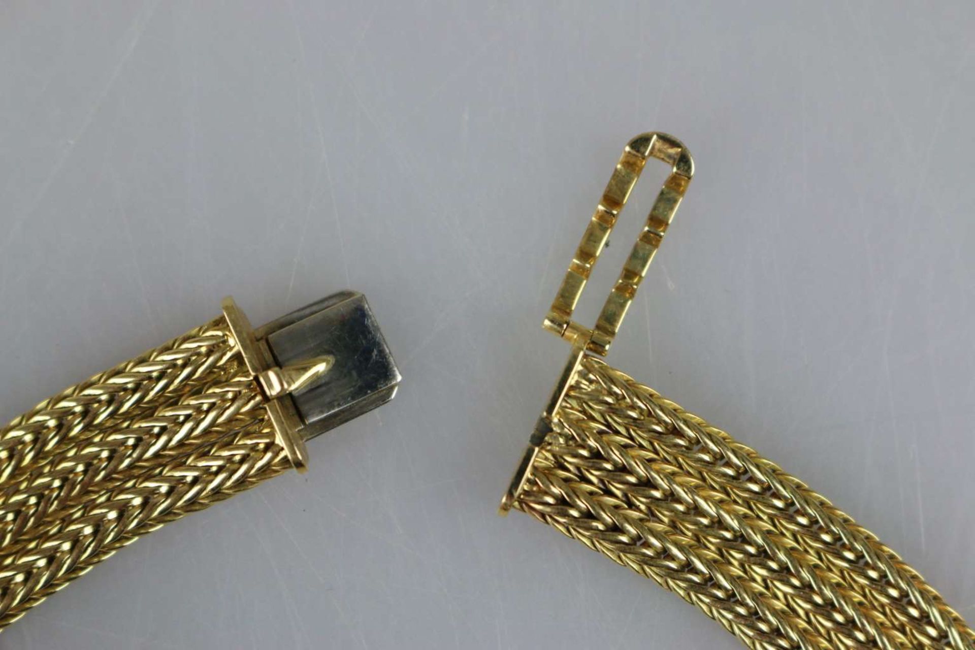 18K GG Collier mit Rubinen und Diamanten - Bild 5 aus 5