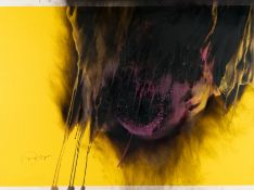 Otto Piene – Feuergouache 