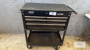 Sealey SuperLine Pro Model AP850MB Heavy Duty Parts Trolley with Lockable Top & 4 Drawers RRP £349.