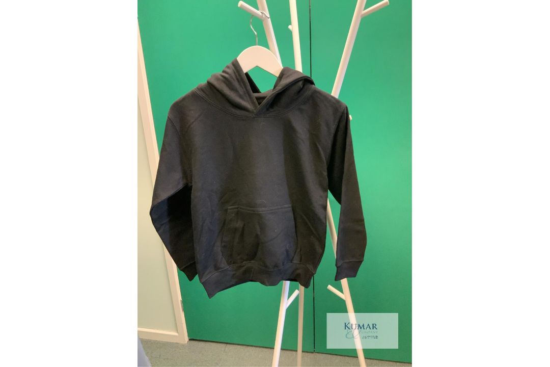 12: Black Hoodies Various Sizes - Image 2 of 4