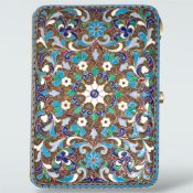 Russisches Pappi Rossi Etui mit Emaille