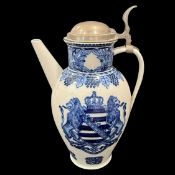 Meissen, Weinkrug mit Zinnmontur