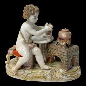 Meissen, kleiner Putto
