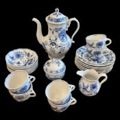 Meissen, Mokka-Service Zwiebelmuster