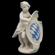 Nymphenburg, Putto mit bayerischem Wappen