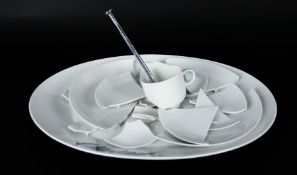 Uecker, Günther:  Nagelobjekt II (oval)
