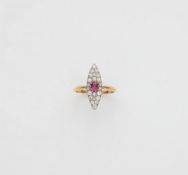 Belle Epoque- Marquisering mit Rubin