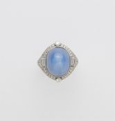 Belle Epoque Ring mit Sternsaphir