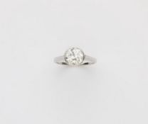 Belle Epoque Ring mit Diamantsolitär