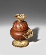 Bedeutender Doppelmaserpokal, aus der Sammlung Walter von Pannwitz