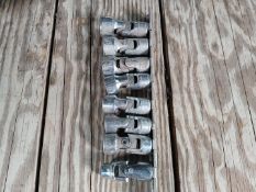 8pc SNAP-ON UNIVERSAL JOINT SOCKETS