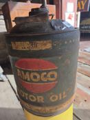 5 Amoco motor oil can