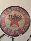 Round Texaco Sign