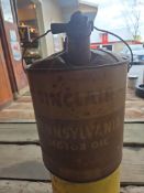 5 gal Sinclair Pa Motor Oil can
