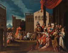 Viceroyalty school. Peru. Following Flemish models. 18th century.