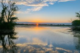 Steps to Lake Erie, Michigan!