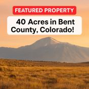 40 Acres in Bent County, Colorado!