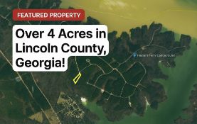 Build on Over 4+ Acres in Stillwater Coves, GA!