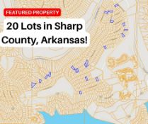 Finance 20 Buildable Lots in Arkansas - Your Bid is Your Down Payment!