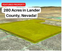 Discover 280 Acres in Nevada's Breathtaking Mountain Landscape!