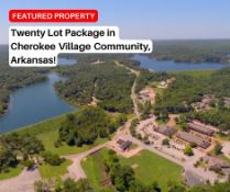 20 Lot Package in Cherokee Village, Arkansas! BIDDING IS PER LOT!