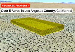 Expansive 5.28 Property in Los Angeles County, California!