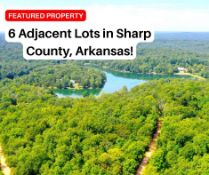 Arkansas Opportunity: 6 Buildable Lots Near the Water!